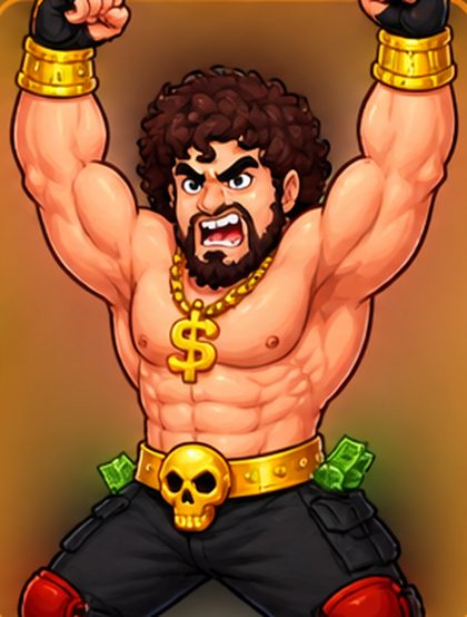 The KO Million boxer with his arms raised in victory in the ring